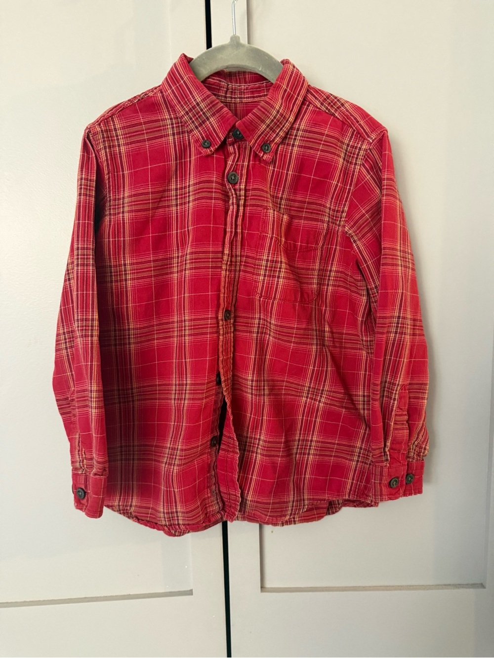 Talbots Red Plaid Button-Down Shirt for Kids